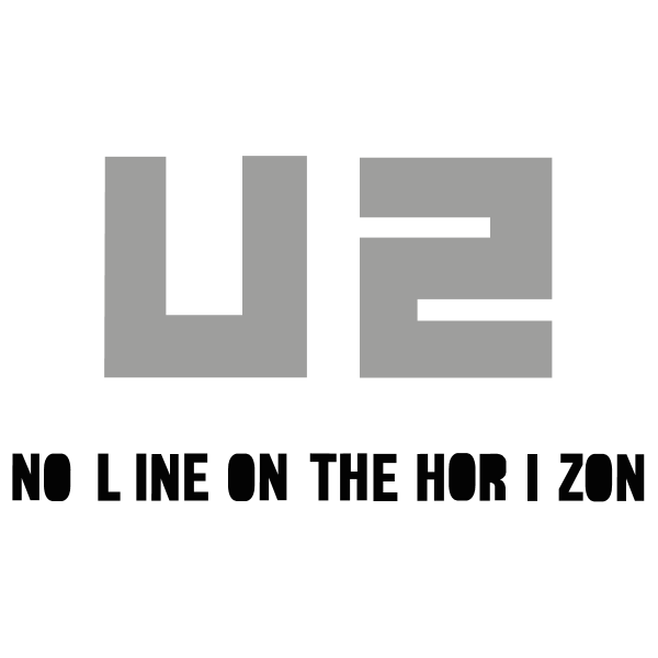 U2 no line on the horizon Logo ,Logo , icon , SVG U2 no line on the horizon Logo