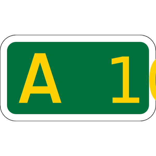 UK road A10 template