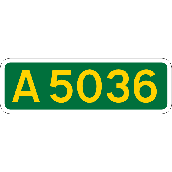 UK road A5036