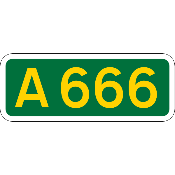 UK road A666