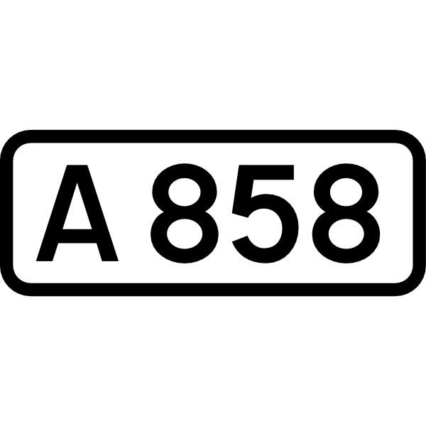 UK road A858