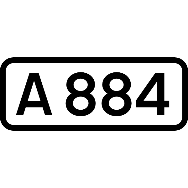 UK road A884