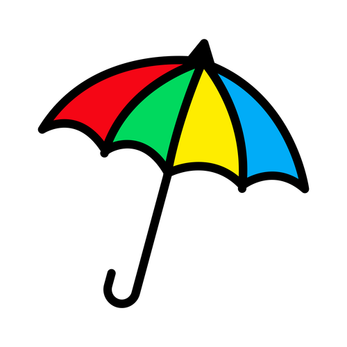 Umbrella ,Logo , icon , SVG Umbrella