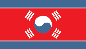 United Korean Flag Inspiration Logo ,Logo , icon , SVG United Korean Flag Inspiration Logo