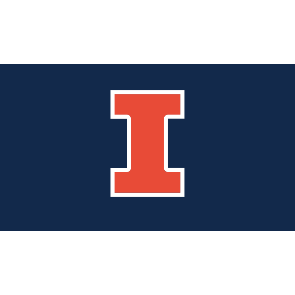 University of Illinois – Block I (Navy Background) ,Logo , icon , SVG University of Illinois – Block I (Navy Background)