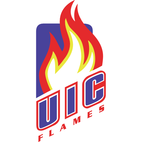 University of Illinois-Chicago Flames Logo