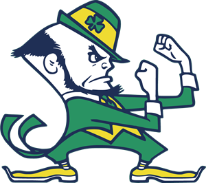 University of Notre Dame Leprechaun Logo ,Logo , icon , SVG University of Notre Dame Leprechaun Logo