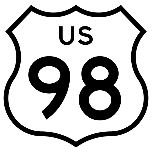 US 98 (1961 cutout)
