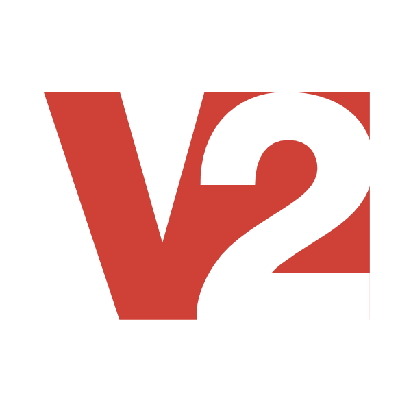 V2 Music ,Logo , icon , SVG V2 Music