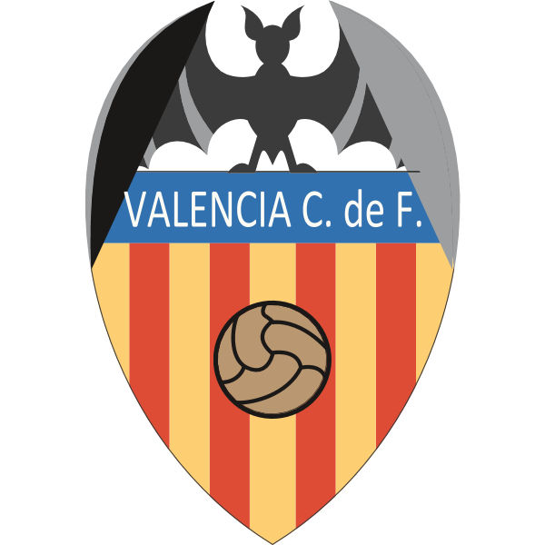 Valencia C. de F. Logo ,Logo , icon , SVG Valencia C. de F. Logo