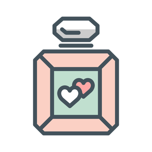 Valentines Day Flat Line ,Logo , icon , SVG Valentines Day Flat Line