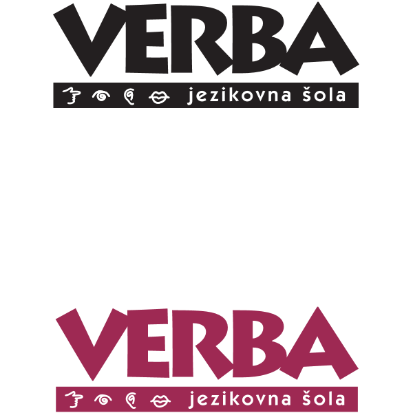 Verba, Jezikovna Sola Logo ,Logo , icon , SVG Verba, Jezikovna Sola Logo