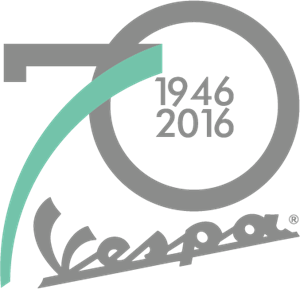 Vespa – 70º anniversary Logo ,Logo , icon , SVG Vespa – 70º anniversary Logo