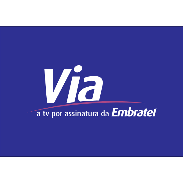 VIA EMBRATEL TV POR ASSINATURA Logo ,Logo , icon , SVG VIA EMBRATEL TV POR ASSINATURA Logo