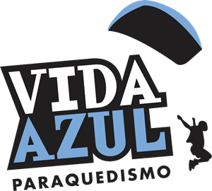 Vida Azul Paraquedismo Logo ,Logo , icon , SVG Vida Azul Paraquedismo Logo