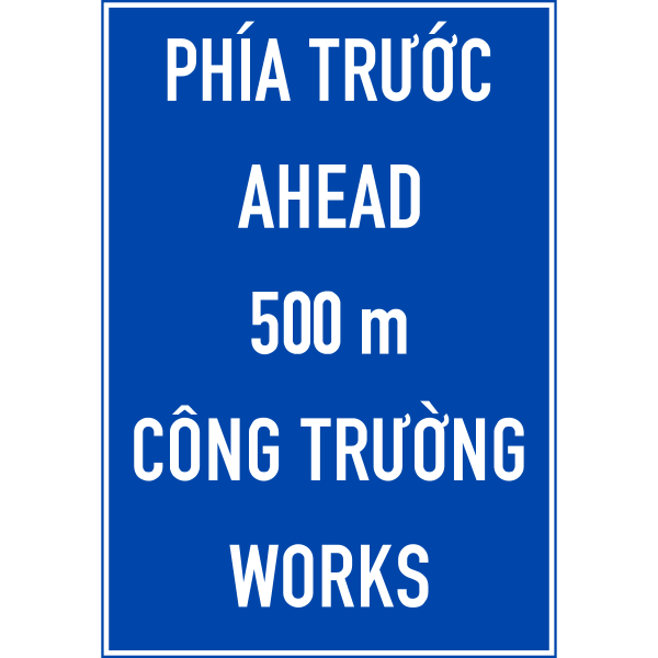 Vietnam road sign I441a