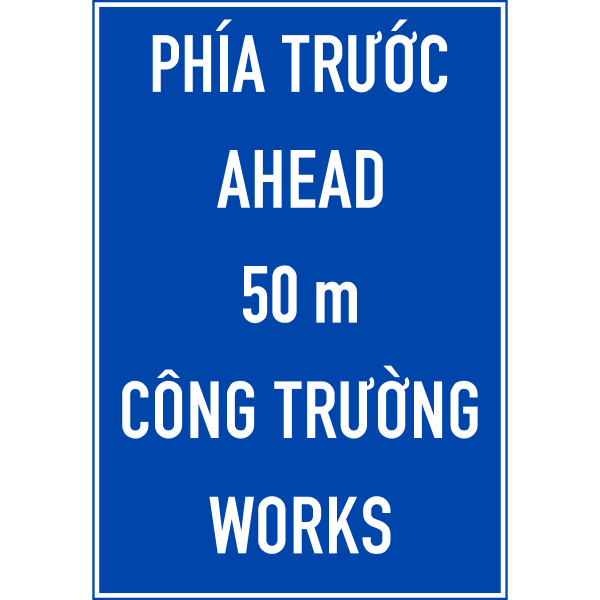 Vietnam road sign I441c