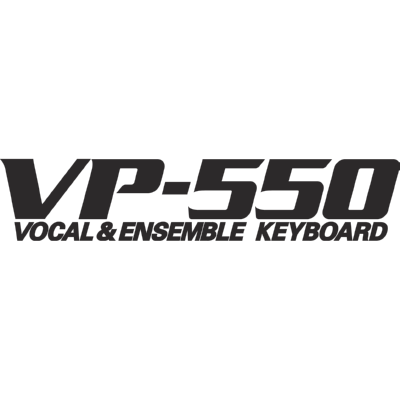 VP-550 Vocal & Ensemble Keyboard Logo ,Logo , icon , SVG VP-550 Vocal & Ensemble Keyboard Logo
