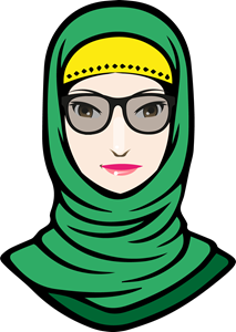 Wanita Tudung Hijab Logo