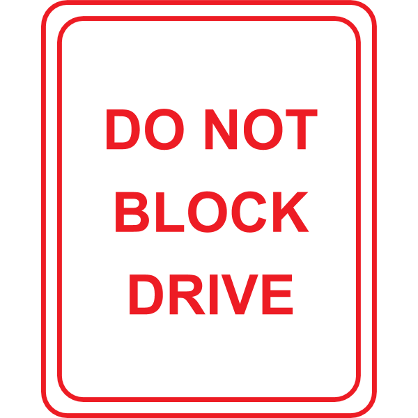 WARNING ROAD SIGN WITH TEXT Logo