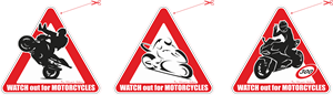 Watch out for motorcycles Logo ,Logo , icon , SVG Watch out for motorcycles Logo