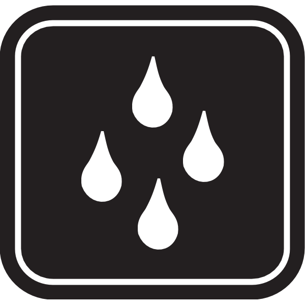 WATER RESISTANT Logo
