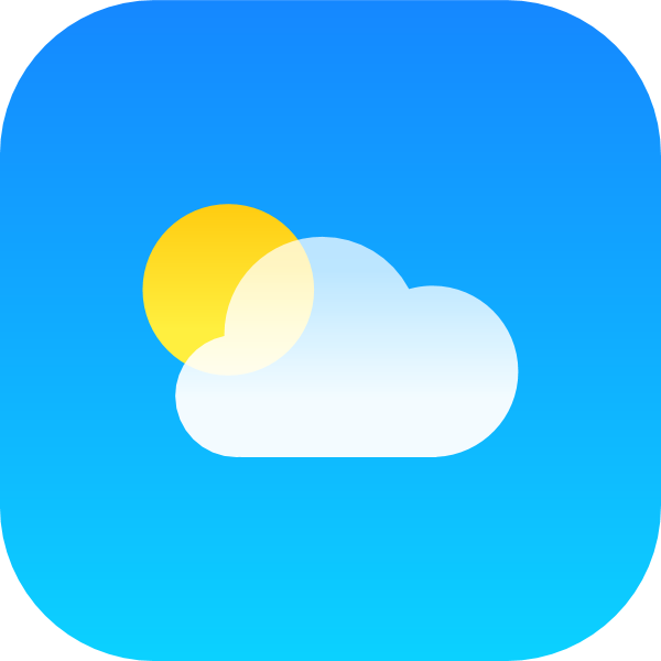 Weather iOS ,Logo , icon , SVG Weather iOS