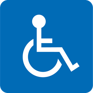 wheelchair accessible Logo ,Logo , icon , SVG wheelchair accessible Logo