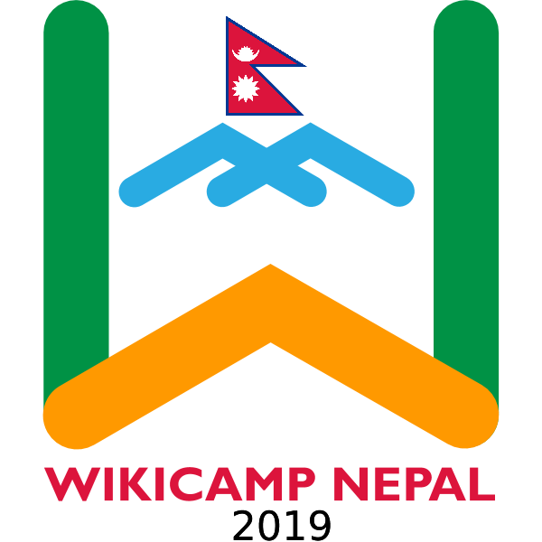 Wikicamp Nepal 2019 logo v1.0