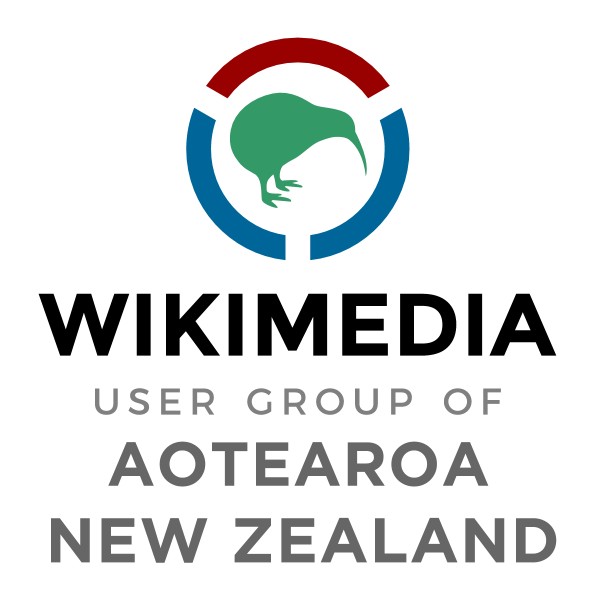 Wikimedia User Group of Aotearoa New Zealand logo
