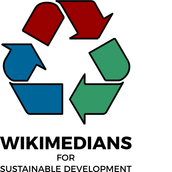 Wikimedians for Sustainable Development recycled logo