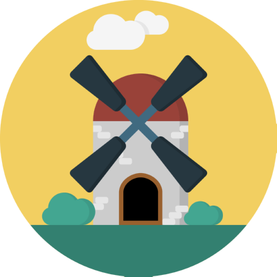 windmill ,Logo , icon , SVG windmill