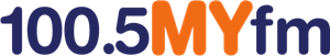 WLGX 100.5 MY FM Logo
