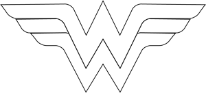 WonderWoman Logo ,Logo , icon , SVG WonderWoman Logo
