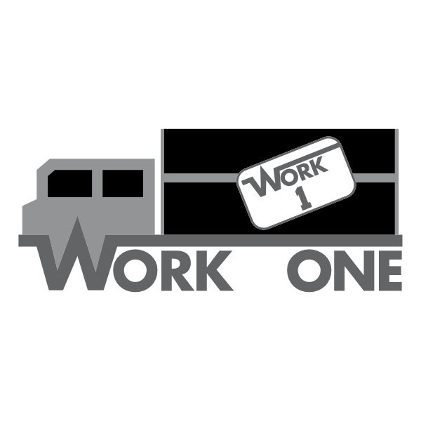 Work One ,Logo , icon , SVG Work One