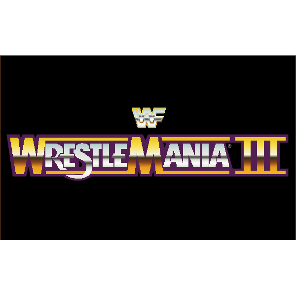 WrestleMania III Logo ,Logo , icon , SVG WrestleMania III Logo