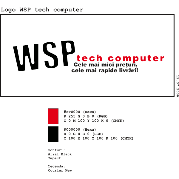 WSP Tech Computer Logo ,Logo , icon , SVG WSP Tech Computer Logo