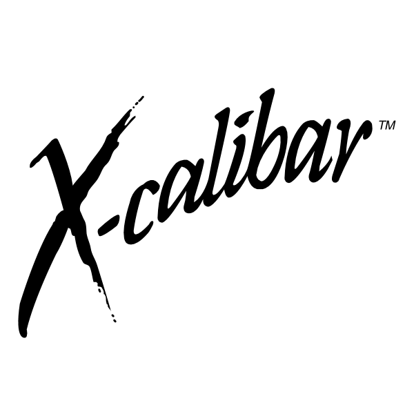 X calibar ,Logo , icon , SVG X calibar