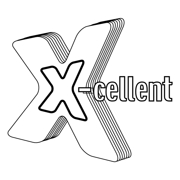 X cellent ,Logo , icon , SVG X cellent