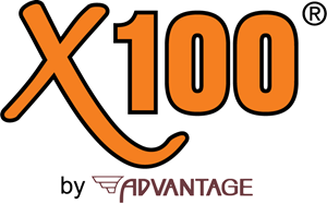 X100 by Advantage Logo ,Logo , icon , SVG X100 by Advantage Logo