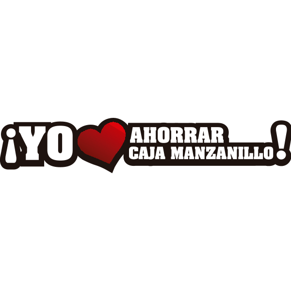 Yo amo ahorrar, yo amo caja manzanillo Logo ,Logo , icon , SVG Yo amo ahorrar, yo amo caja manzanillo Logo