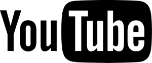 YouTube (black) Logo