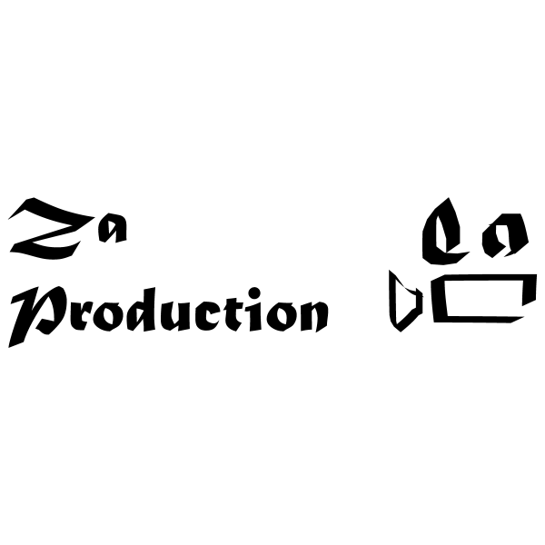Za Production ,Logo , icon , SVG Za Production