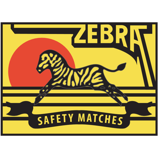 Zebra Safety Matches Logo