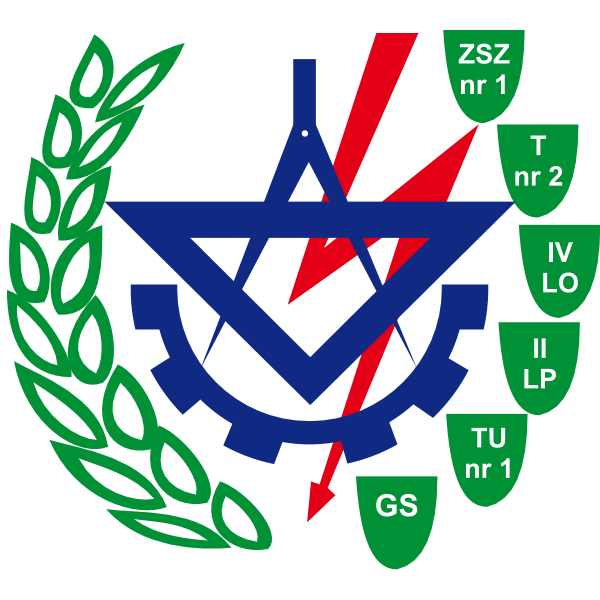 Zespół Szkół nr 4 Malbork Logo ,Logo , icon , SVG Zespół Szkół nr 4 Malbork Logo