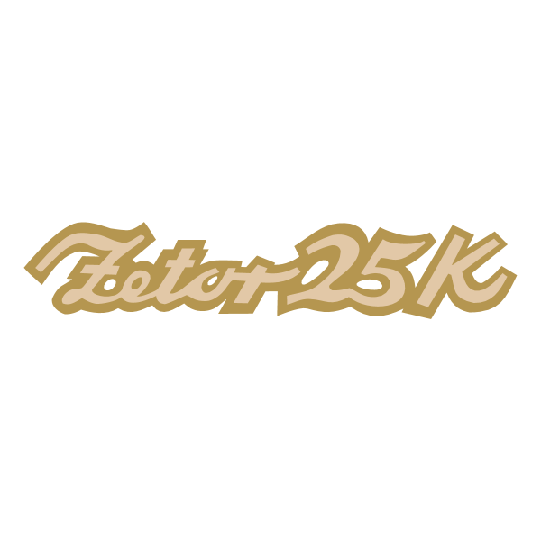Zetor 25K ,Logo , icon , SVG Zetor 25K