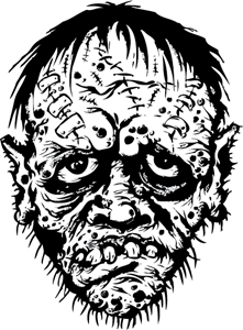 Zombie Logo ,Logo , icon , SVG Zombie Logo