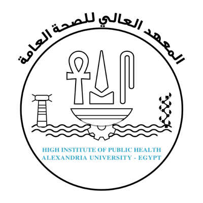 شعار جامعة الإسكندرية ـ المعهد العالي للصحة العامة , مصر ,Logo , icon , SVG شعار جامعة الإسكندرية ـ المعهد العالي للصحة العامة , مصر