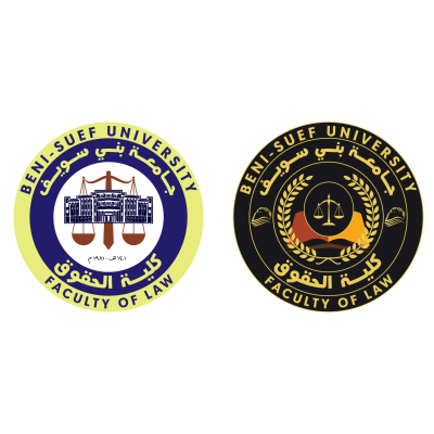 شعار جامعة بني سويف ـ كليـة الحقوق , مصر ,Logo , icon , SVG شعار جامعة بني سويف ـ كليـة الحقوق , مصر