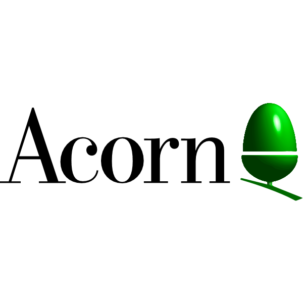 شعار Acorn Computers Logo Rendered With Text